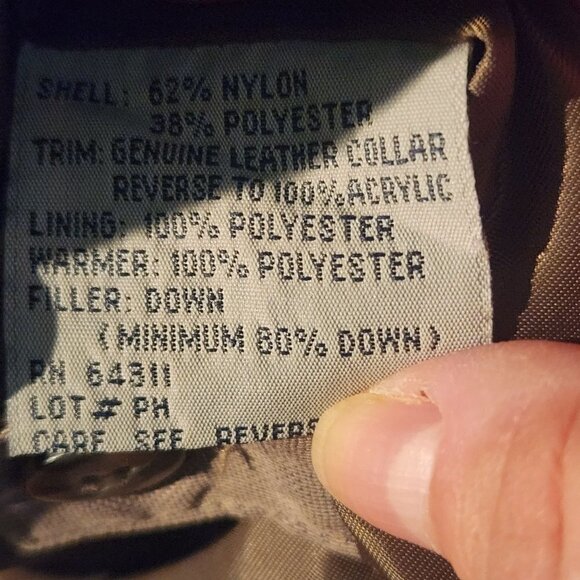 Rainforest  Rugged Elegance Down Barn Coat Tabacco Size XL - Picture 15 of 15